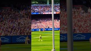 Joel Daniher has a set shot in the 1st Quarter afl aflgrandfinal aflfinals brisbane shorts [upl. by Jaynell938]