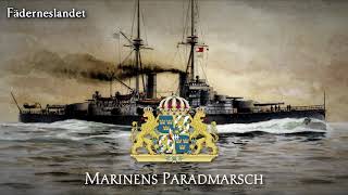 Kingdom of Sweden Military March  quotMarinens Paradmarschquot [upl. by Fink]