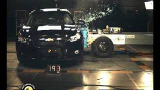 Euro NCAP  Chevrolet Cruze  2009  Crash test [upl. by Soma476]