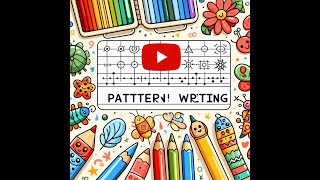 Basic Pattern Writing to help preprimary children in writing English letters [upl. by Lytton510]