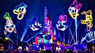 【4K】 2024 New Years Eve Countdown Moment｜Hong Kong Disneyland [upl. by Katti]