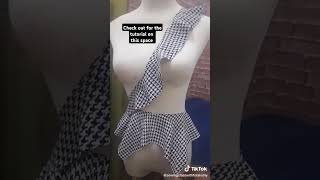 Handkerchief flare and flounce sewing fashion sewingtricks sewinghacks diy [upl. by Ethe]