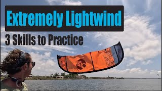 Can You Practice Kiteboarding In Extreme Lightwinds Under 8 kts [upl. by Eicats]