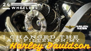 I Changed the Air Filter on My Harley Davidson [upl. by Fish]