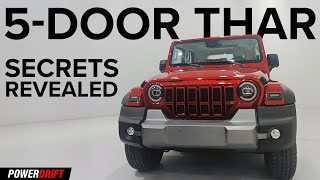 2024 Mahindra Thar 5 Door Everything You Need to Know  PowerDrift [upl. by Cherie549]