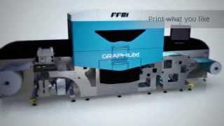 Graphium  the digital UV inkjet press for labels packaging and speciality print [upl. by Llehcor]