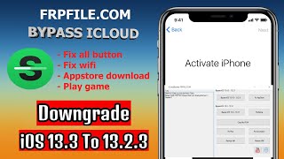 Bypass iCloud iOS 1331 with Auto Tool Downgrade to IOS 1323 [upl. by Ai]