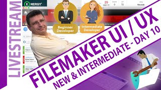 FileMaker UIUX Design  iPhone  Day 10  New amp Intermediate  Claris FileMaker UI  UX Day 10 [upl. by Orms600]