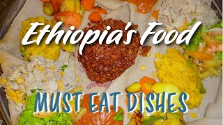 BEST FOOD OF ETHIOPIA  Tibs Shiro Doro Wet and More [upl. by Niraj]