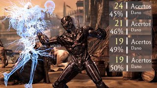 Mortal Kombat X  TRIBORG Smoke Combo Guide [upl. by Annyahs900]