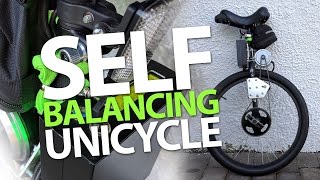 Selfbalancing electric unicycle project [upl. by Ycats]