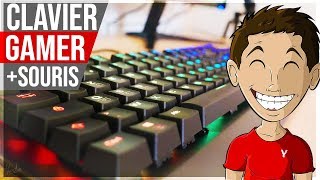 CLAVIER GAMER MECANIQUE PAS CHER SOURIS [upl. by Notseh]