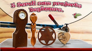 5 easy scroll saw projects Scroll saw projects for beginners [upl. by Neuburger]