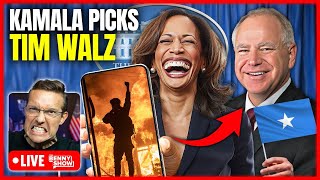 🚨Kamala Picks FarLeft Socialist Tim Walz for Vice President The Governor Who Let His State BURN🔥 [upl. by Navada173]