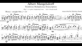 Yellow Hammer  Albert Mangelsdorff Transcription  Matt Smith Music [upl. by Hakvir245]