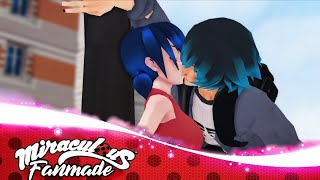 LUKA besa a MARINETTE  Miraculous Ladybug [upl. by Nhojleahcim701]