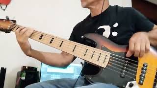 Around The World JAPAN Version VicBass Cover metalrockbass bass musica [upl. by Murage]