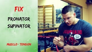 FIX FOREARM PAIN Get rid of pain in pronator and supinator muscle or tendon [upl. by Hcnarb]