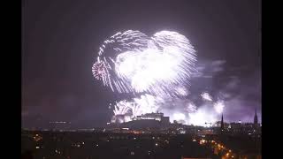 Edinburgh Hogmanay Fireworks 2013 Timelapse [upl. by Abil]