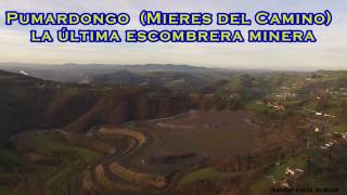 Pumardongo  Mieres del Camino  Asturias  la última escombrera minera a vista de drone [upl. by Nahgaem]