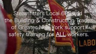 NYC Construction Workers Demand Safety Training for ALL Workers [upl. by Luci668]