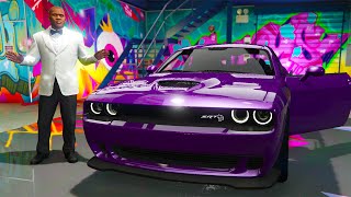 Franklin found a Dodge Challenger Car  GTA 5 [upl. by Ylicic]