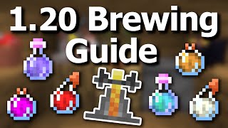 The Ultimate Minecraft 120 Potion Brewing Guide  How to make all Potions Auto Brewer and More [upl. by Fleurette]