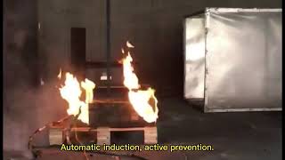 lithium battery pack fire suppression [upl. by Nicholle]