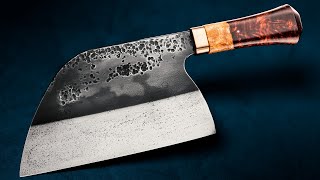 Making a Chopper Knife in 13 Minutes [upl. by Nemajneb]