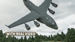 Air Force C17 Crashes Just 40 Seconds After Takeoff  TWO Dangerous Aerobatics With Real Videos [upl. by Ellery65]