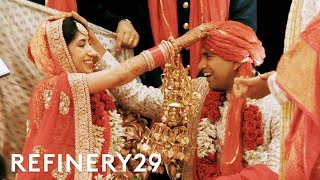 This Traditional Indian Wedding Is Insanely Beautiful  World Wide Wed  Refinery29 [upl. by Jovita]