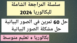 حل 60 تمرين في الصور البيانية مراجعة شاملة لجميع الصور البيانية طلبة البكالوريا  التعليم المتوسط [upl. by Adriaens935]