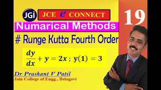 Numerical solution of dydxy2x  Runge Kutta Method  18mat31  Dr Prashant Patil [upl. by Willi]