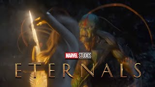 MARVELS ETERNALS NEW TRAILER Thena vs Kro Featurette and New Scenes [upl. by Elset954]