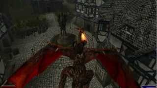 Drachenflug in Gothic 2 [upl. by Nnanerak]