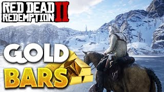 Gold Bar Locations in Red Dead Redemption 2  Storymode [upl. by Gunner]