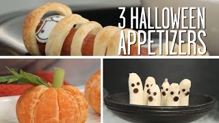 3 Easy Halloween Appetizers  Party Tips [upl. by Seabury]