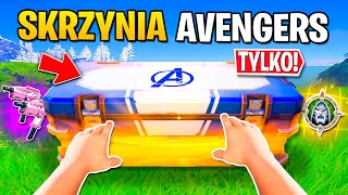 TYLKO SKRZYNIA AVENGERS CHALLENGE w Fortnite [upl. by Halda]