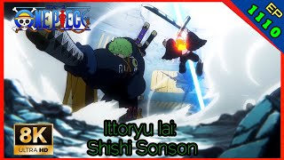 Zoro quotOne Sword Style Iai  Death Lion Songquot Vs Mihawk Seraphim「8K」「60fps」 [upl. by Amsa329]