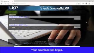 How to download LKPs trading software TradeSmart [upl. by Kerby]