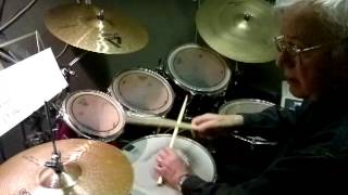 Fast Bossa Nova on a drum kit by John Tayler [upl. by Aehsat39]