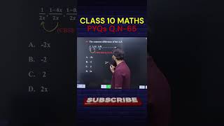 CLASS 10 MATHS ARITHMETIC PROGRESSSION pyqs mcqs arithmeticprogression cbse ntpc boardexam2025 [upl. by Benni]