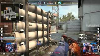 CS GO Major 2016  Liquid Hiko Pulls Off 1 vs 4 Clutch Against Luminosity  500000 On The Line [upl. by Ahtnamys304]