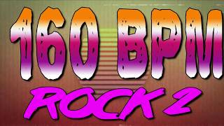 160 BPM  Rock 2  44 Drum Track  Metronome  Drum Beat [upl. by Prud]