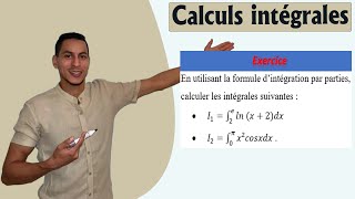 calcul intégral 2bac  intégration par partie exercice corrigé [upl. by Colette653]