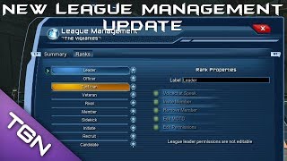 DCUO  GU35 League Management Screen Update [upl. by Neom]