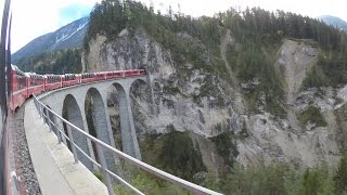 Bernina Express Chur Tirano  4K Seitenkameras  TopOftv [upl. by Domel]