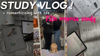 STUDY VLOG  romanticizing with life and school [upl. by Aicia]