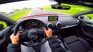 Audi A3 S Line 2018 POV Test Drive [upl. by Hailat]