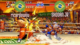 rbff2h ricardowiiu BR vs SHODAN JR BR Real Bout Fatal Fury 2 rbff2 Fightcade May 22 [upl. by Charissa]